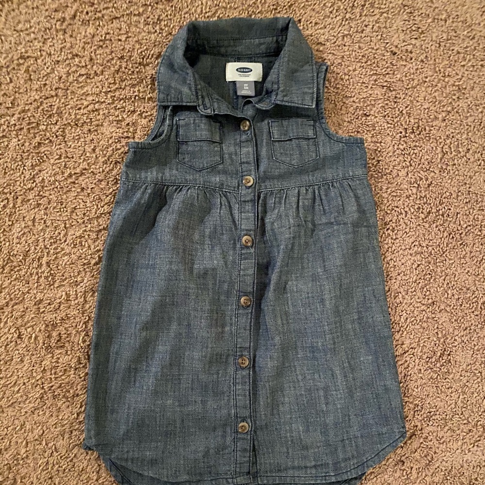 Girls Denim Dress